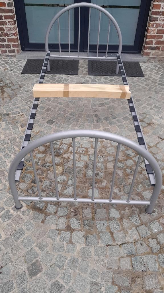 bed eenpersoonsbed, Ophalen, Verstelbaar, 90 cm, 210 cm