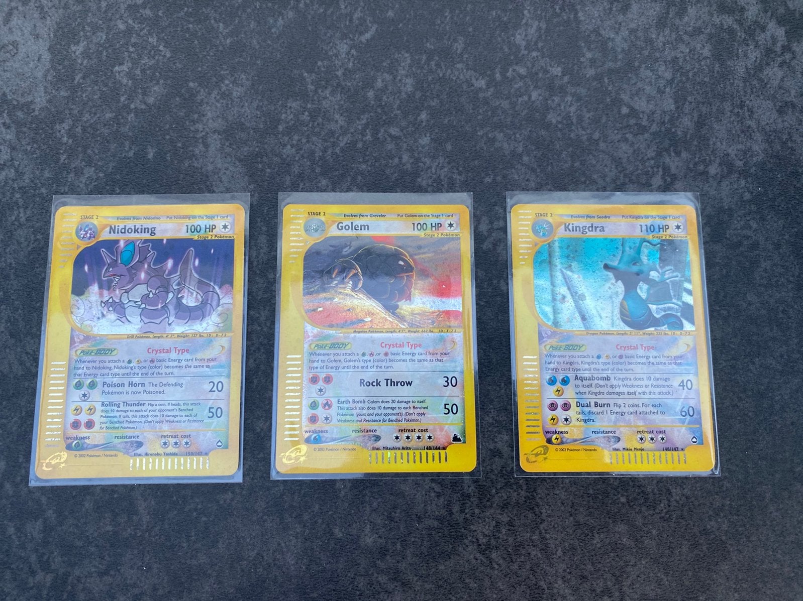 Pokemon Crystal holos, Hobby en Vrije tijd, Ophalen of Verzenden, Zo goed als nieuw