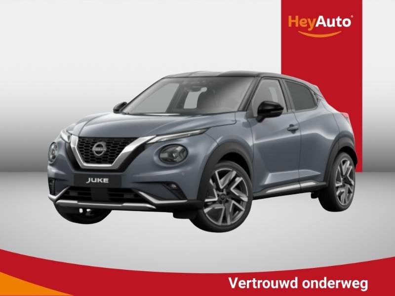 Nissan Juke Hybrid 143 N-DESIGN 5-deurs 4AMT, Auto's, Automaat, Stof, Gebruikt, 94 pk
