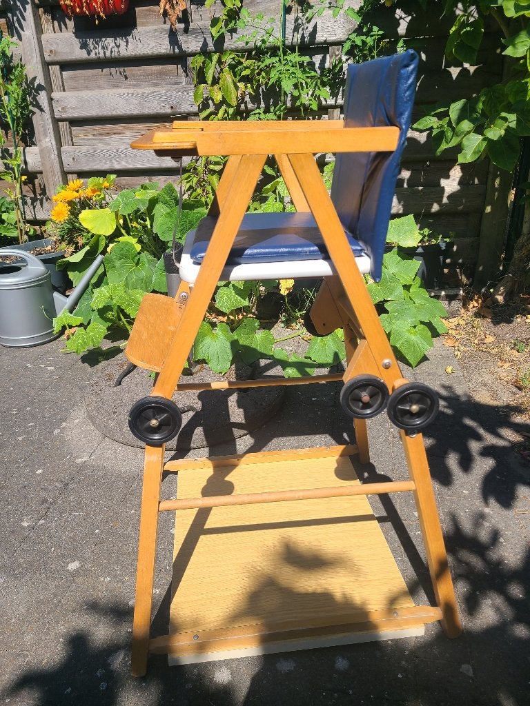 Vintage Kinderstoel, Ophalen, Gebruikt, Overige typen, Aanschuifbaar