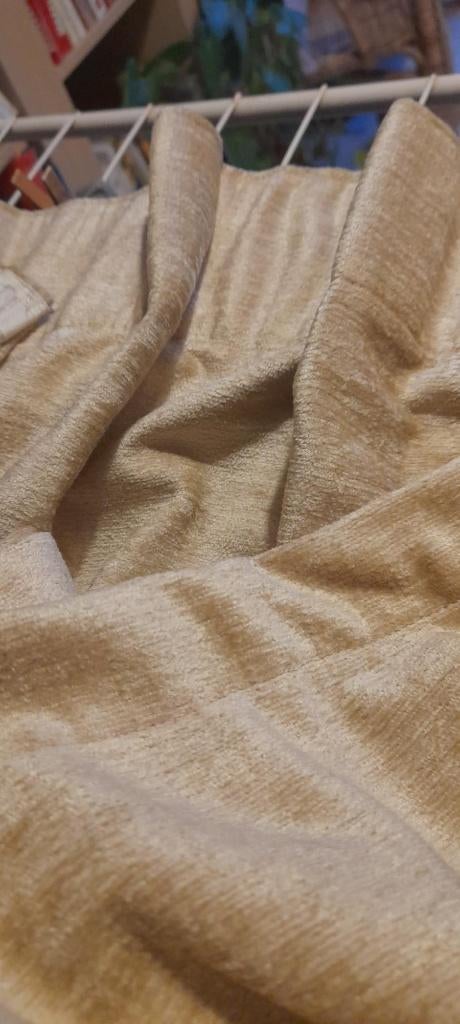 A DONNER : tentures épaisses, Enlèvement, Utilisé, Beige, Textile