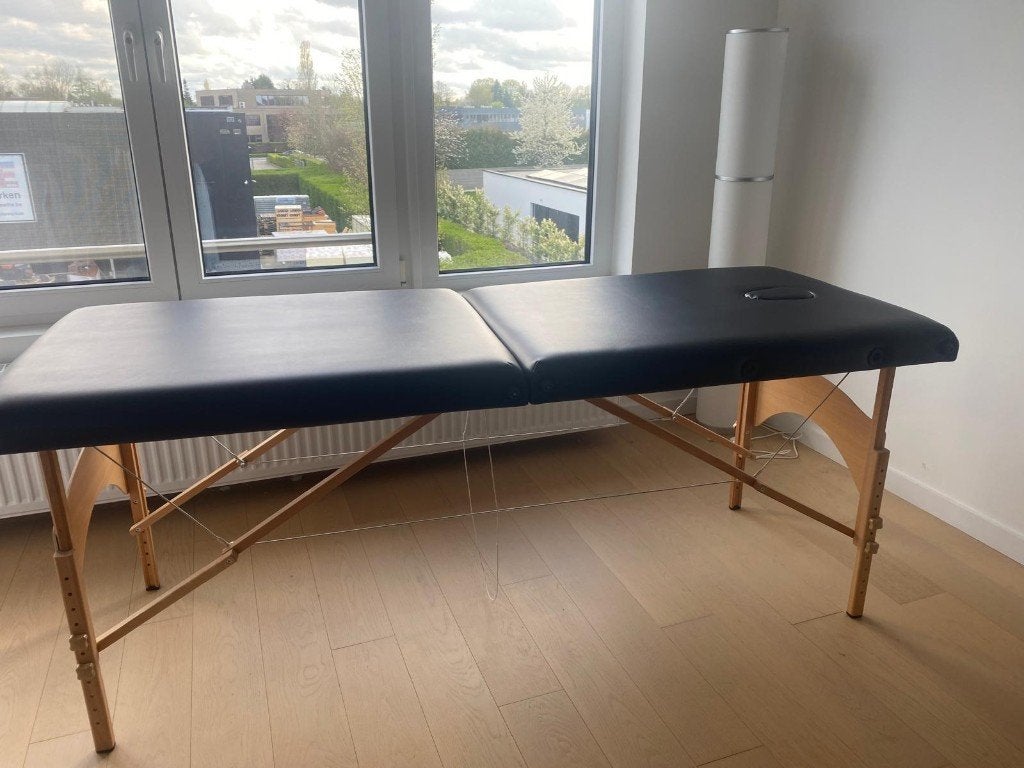 Te koop:  Professionele Opvouwbare Massagetafel, Sport en Fitness, Ophalen, Zo goed als nieuw, Massagetafel