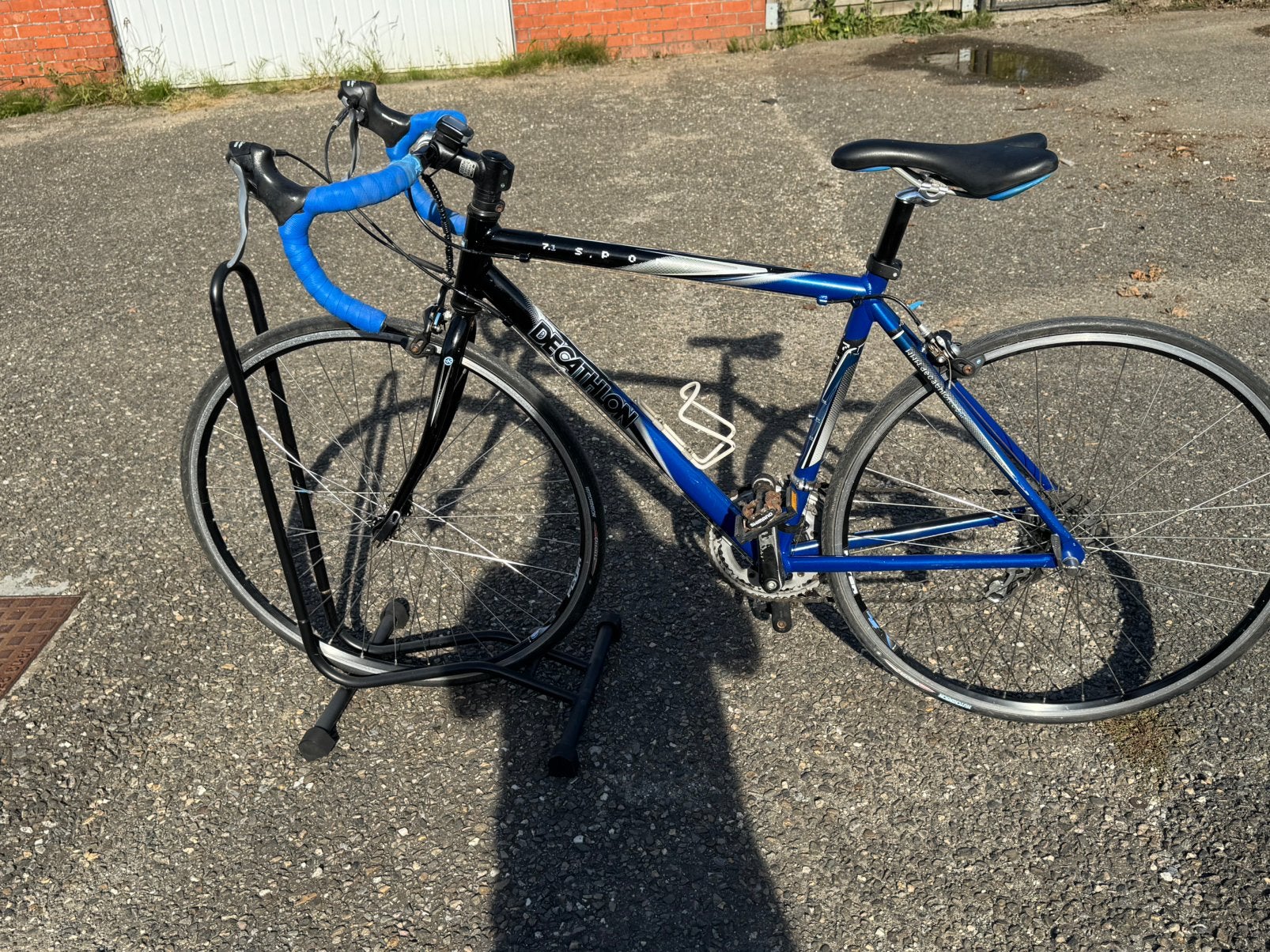 Decathlon Racefiets te koop, Gebruikt, Velgrem, 49 tot 53 cm, Meer dan 20 versnellingen