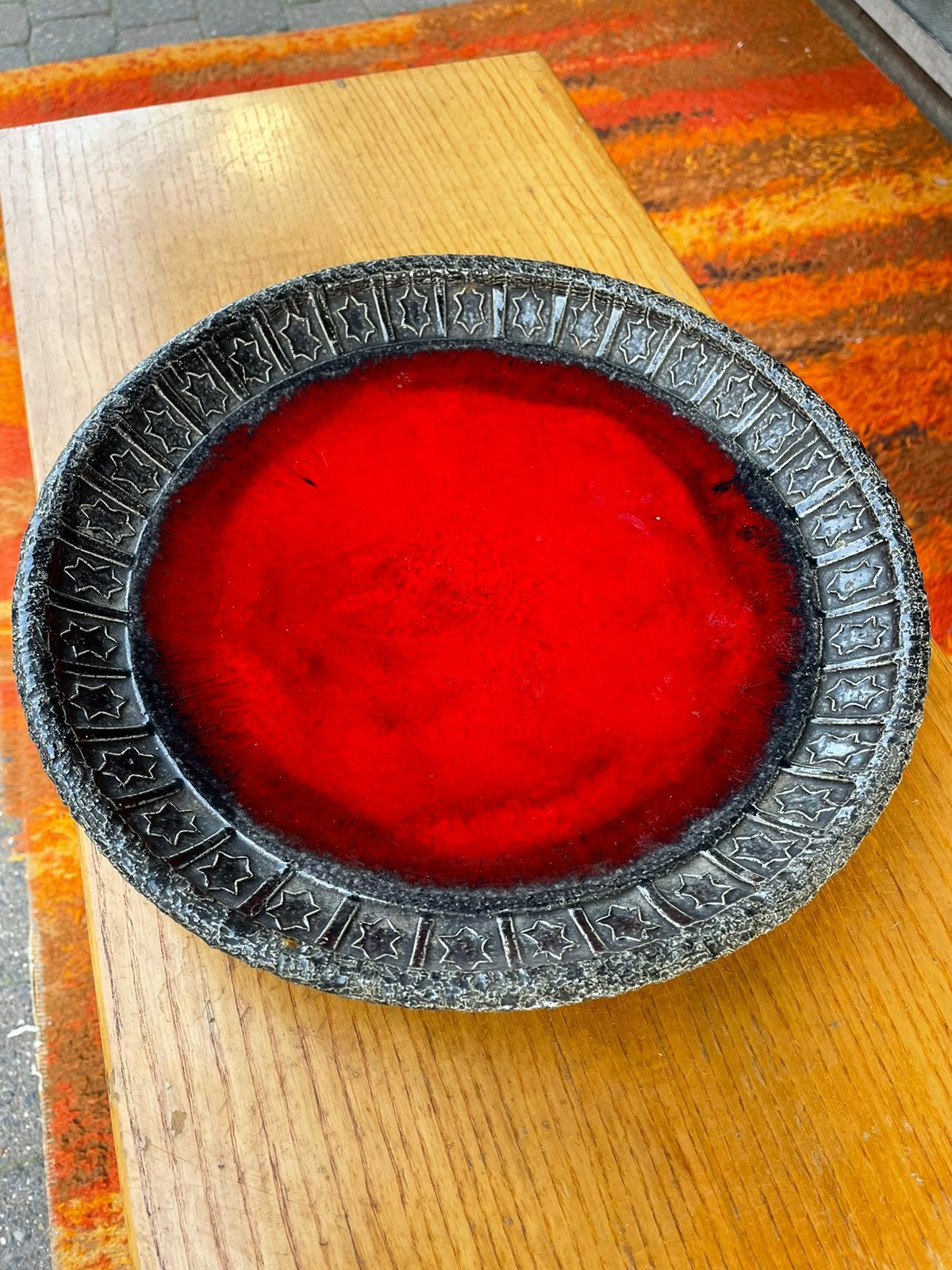 Plat céramique keramiek Coupe a fruits Jan Ryheul, Enlèvement ou Envoi