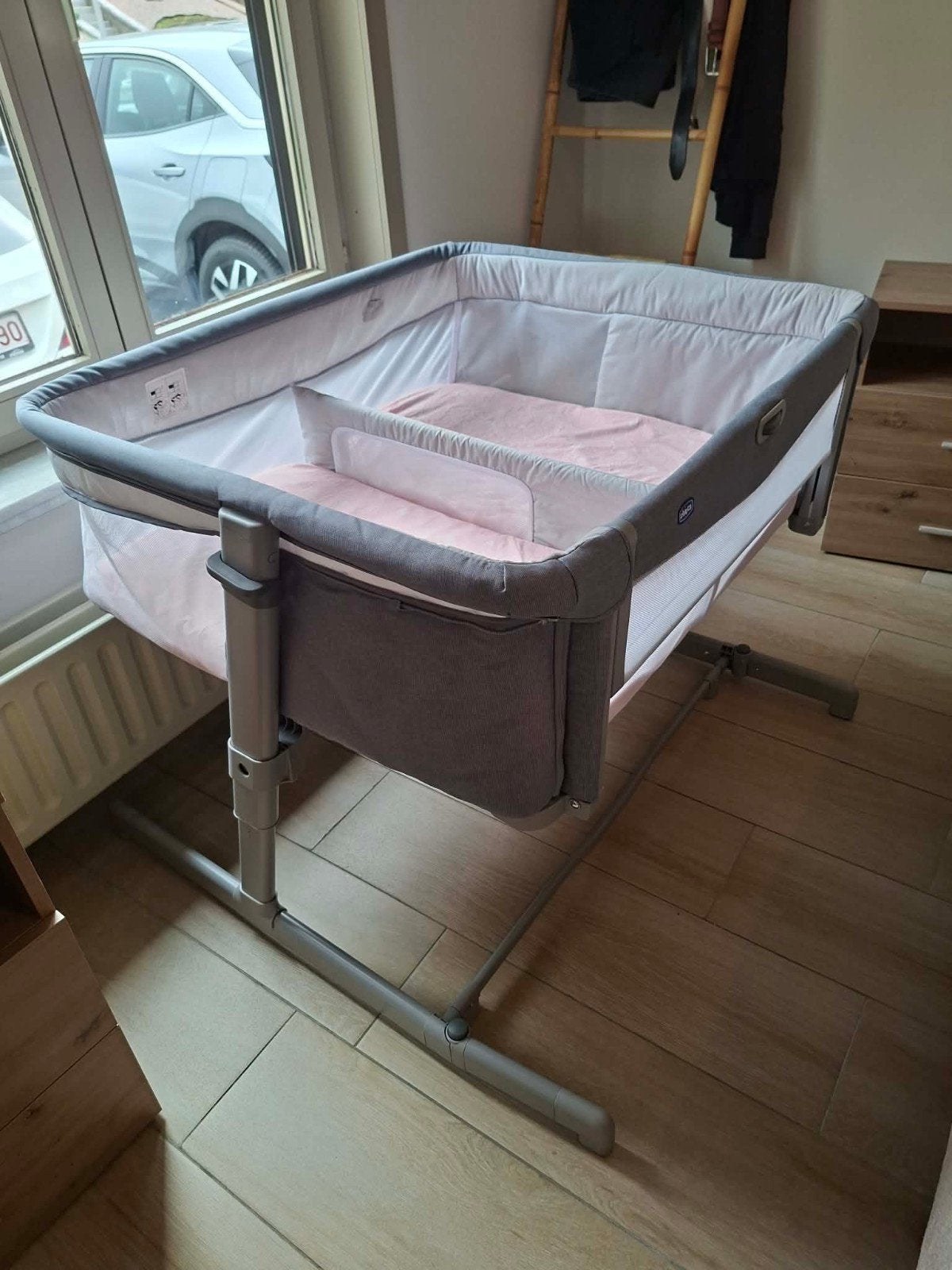 Cododo jumeaux Chicco, Enlèvement, Comme neuf, Matelas