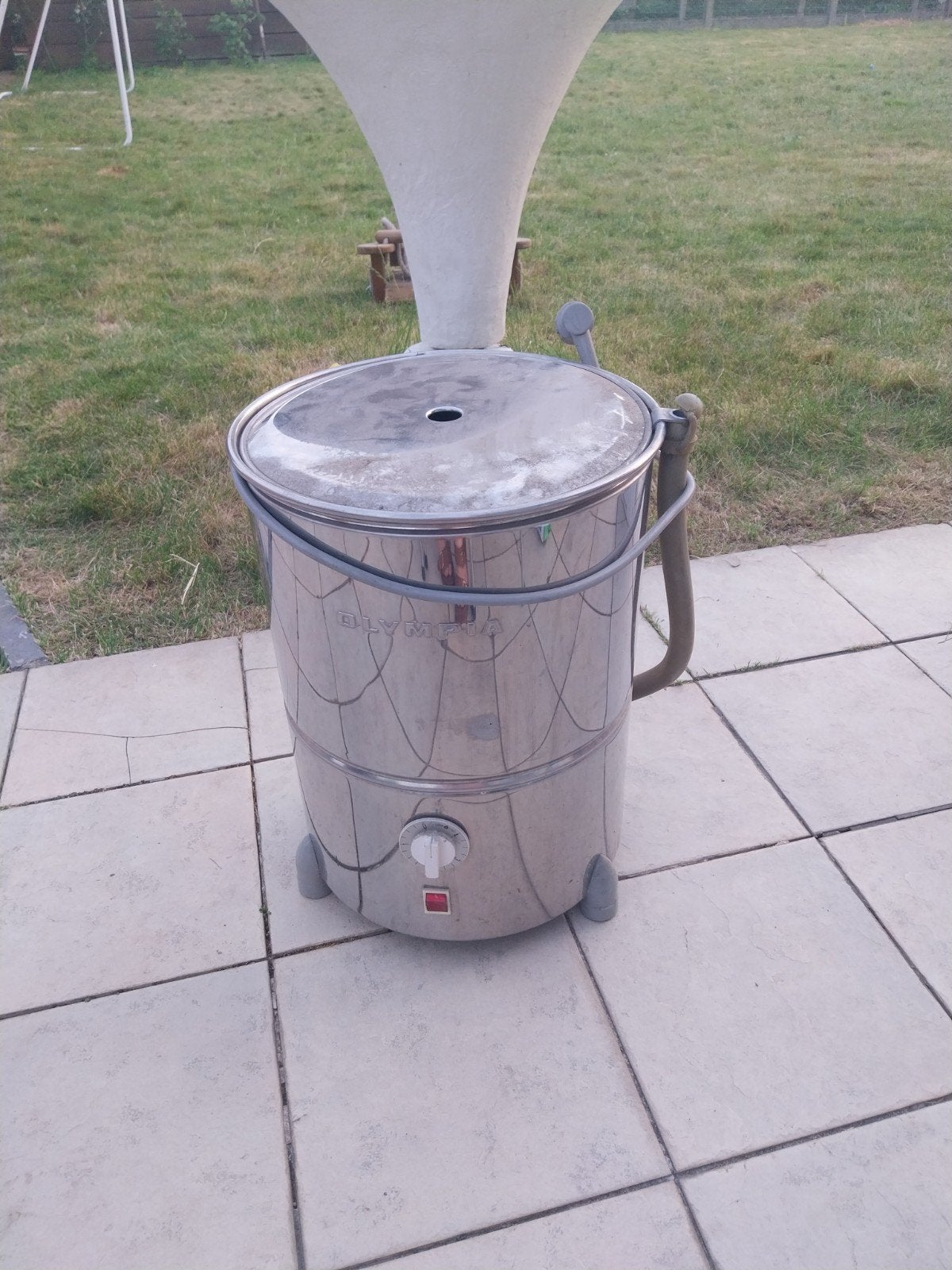 Antieke wasmachine, Enlèvement