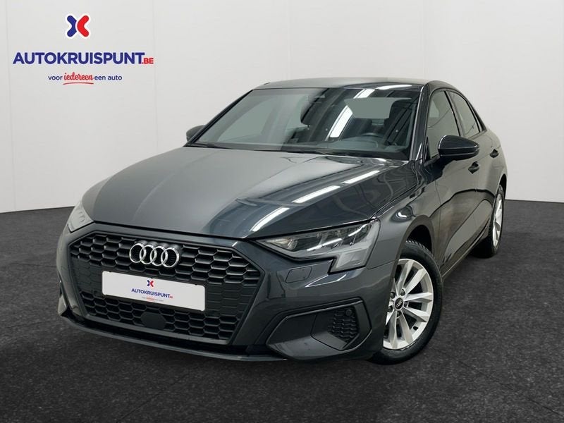 Audi A3 30 TFSI Attraction S-Tronic, Auto's, Stof, Gebruikt, Euro 6, Zilver of Grijs