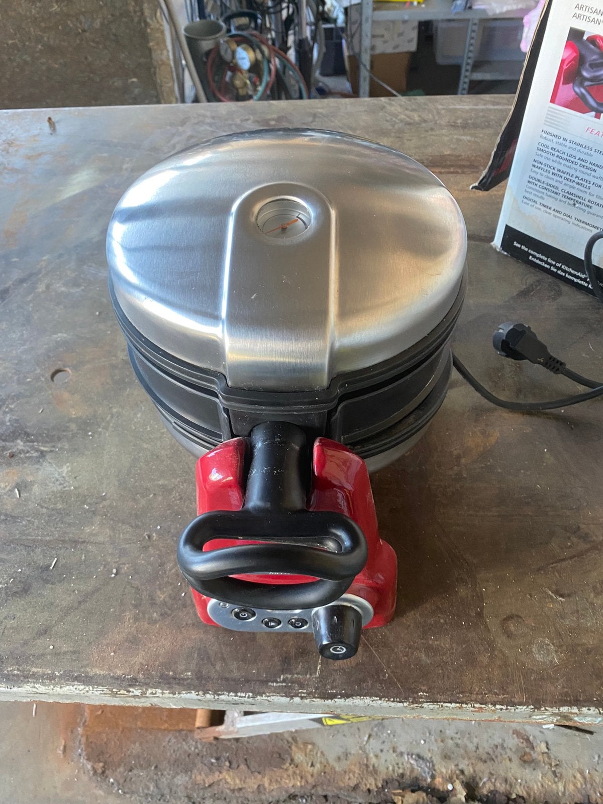 Kitchenaid wafelijzer, Elektronische apparatuur, Wafelijzers, Ophalen, Gebruikt
