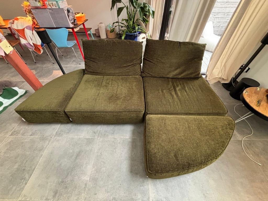 Zuiver Hunter modulaire 3-zitsbank (Design), Ophalen, Stof