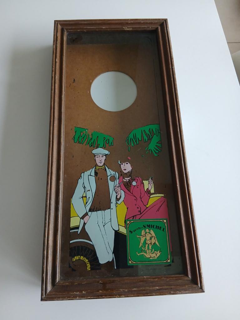 Sigaretten St.Michel kast van klok, Verzamelen, Ophalen