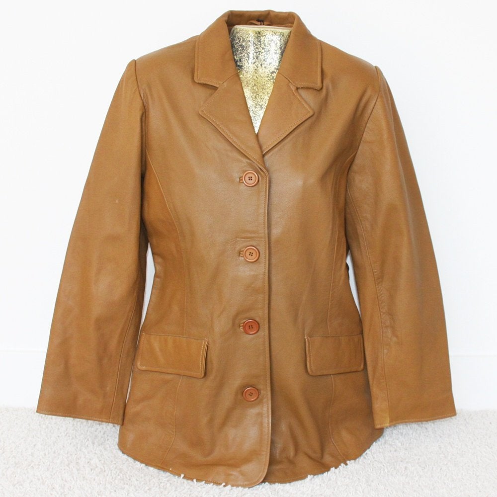 Soepele Leren Leather Master Classics Jas 2 (L) € 65,-, Bruin, Verzenden, Leather Master Classics, Maat 42/44 (L)