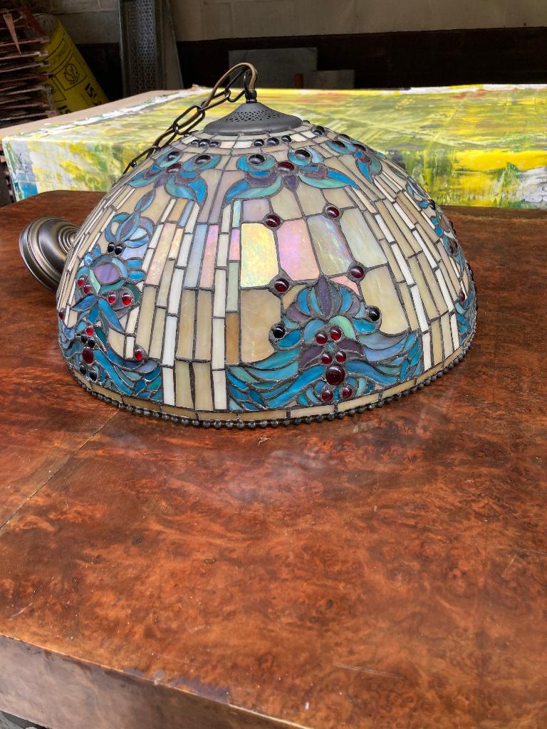 Grote Tiffany hanglamp, Ophalen