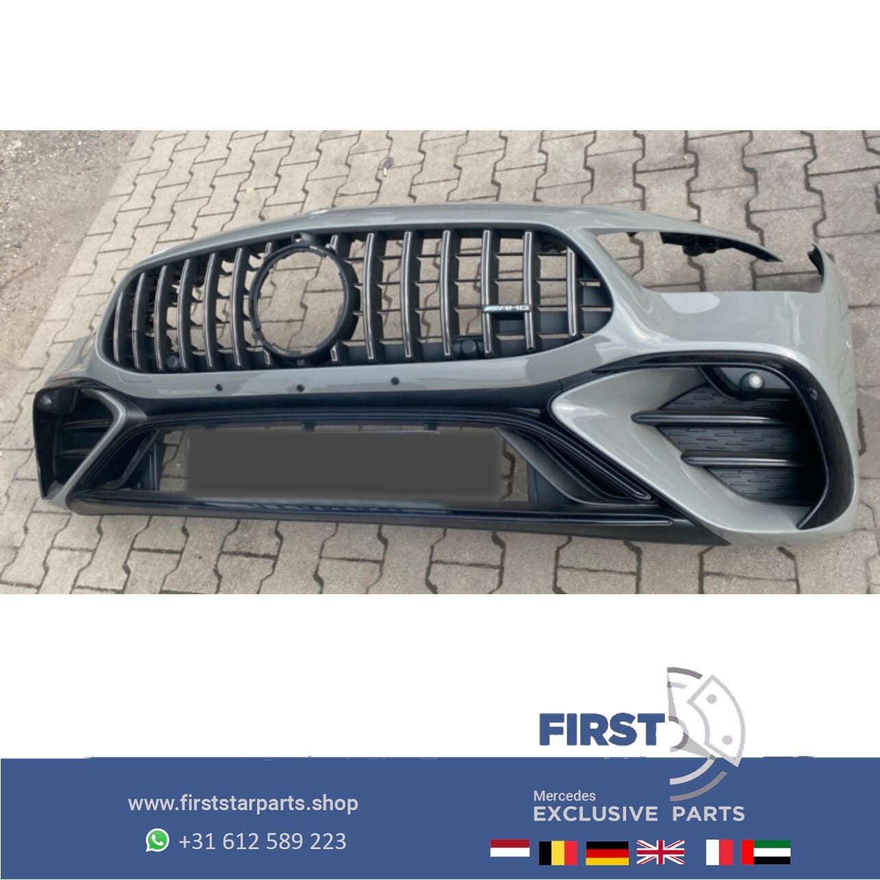 X290 GT63S AMG VOORBUMPER COMPLEET + GT GRIL NARDO GRIJS ORI, Utilisé, -, Avant, -