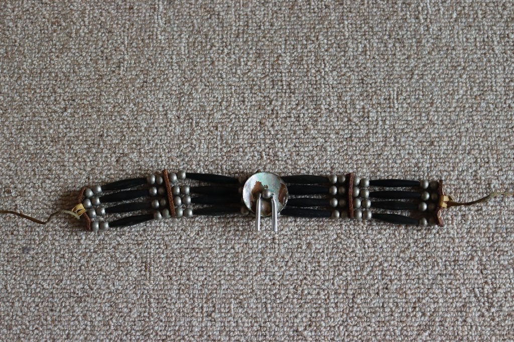 Sierraad uit been 30cm, Handtassen en Accessoires, Antieke sieraden, Ophalen, Overige materialen, Ketting