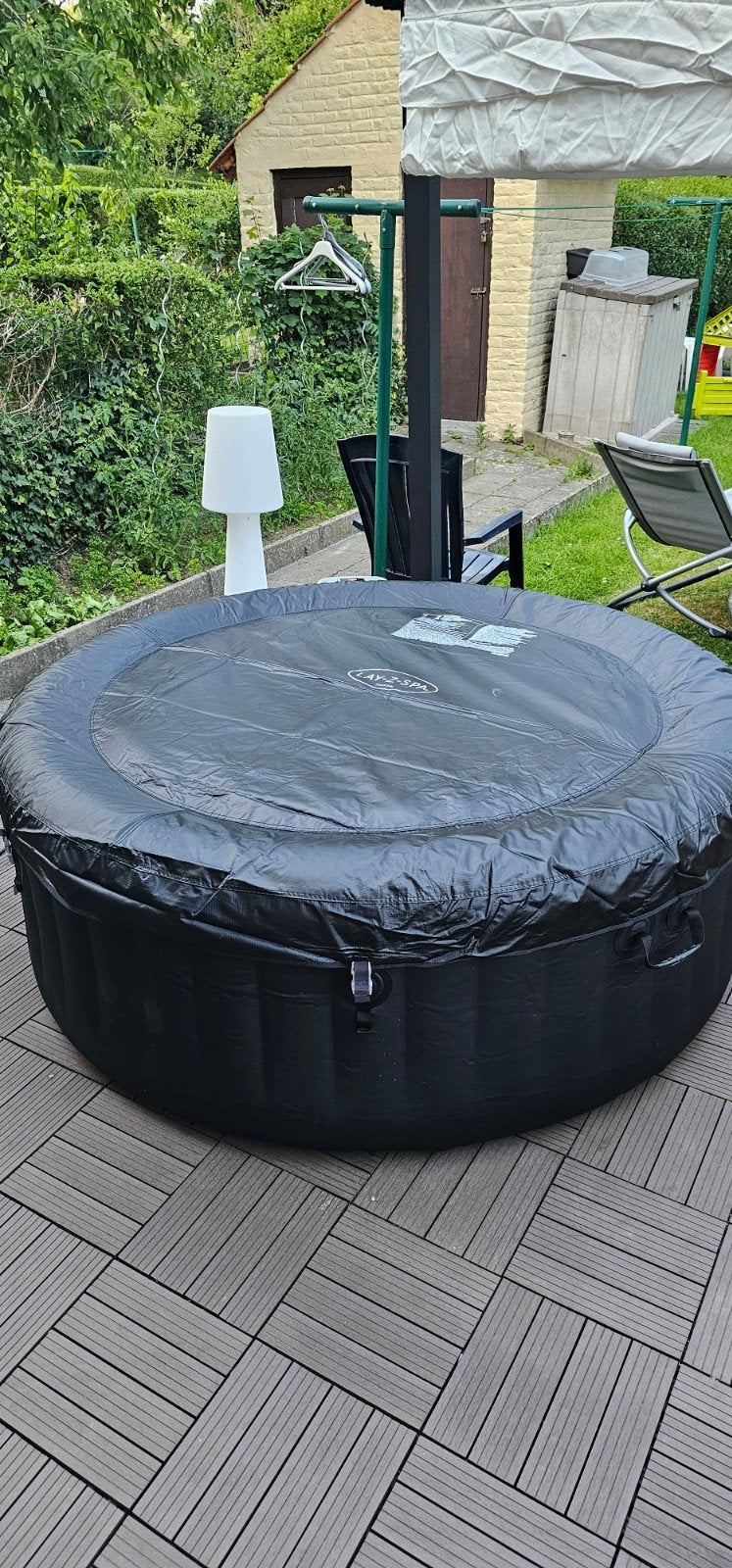 jacuzzi lay z spa miami, Tuin en Terras, Bubbelbaden en Hottubs, Ophalen, Zo goed als nieuw, Grondzeil, Opblaasbaar