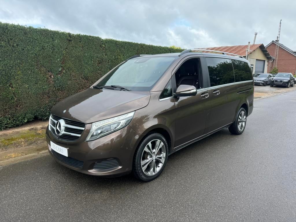 Mercedes V250 | BTW | Lichte vracht & 5 Zit | Full | Led, Auto's, Automaat, Euro 6, 4 cilinders, Bruin