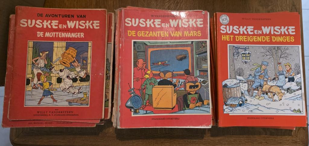 Groot lot strips Suske wiske Jerom Nero Pient Pienter ..., Boeken, Willy Vandersteen, Meerdere stripboeken, Ophalen, Gelezen