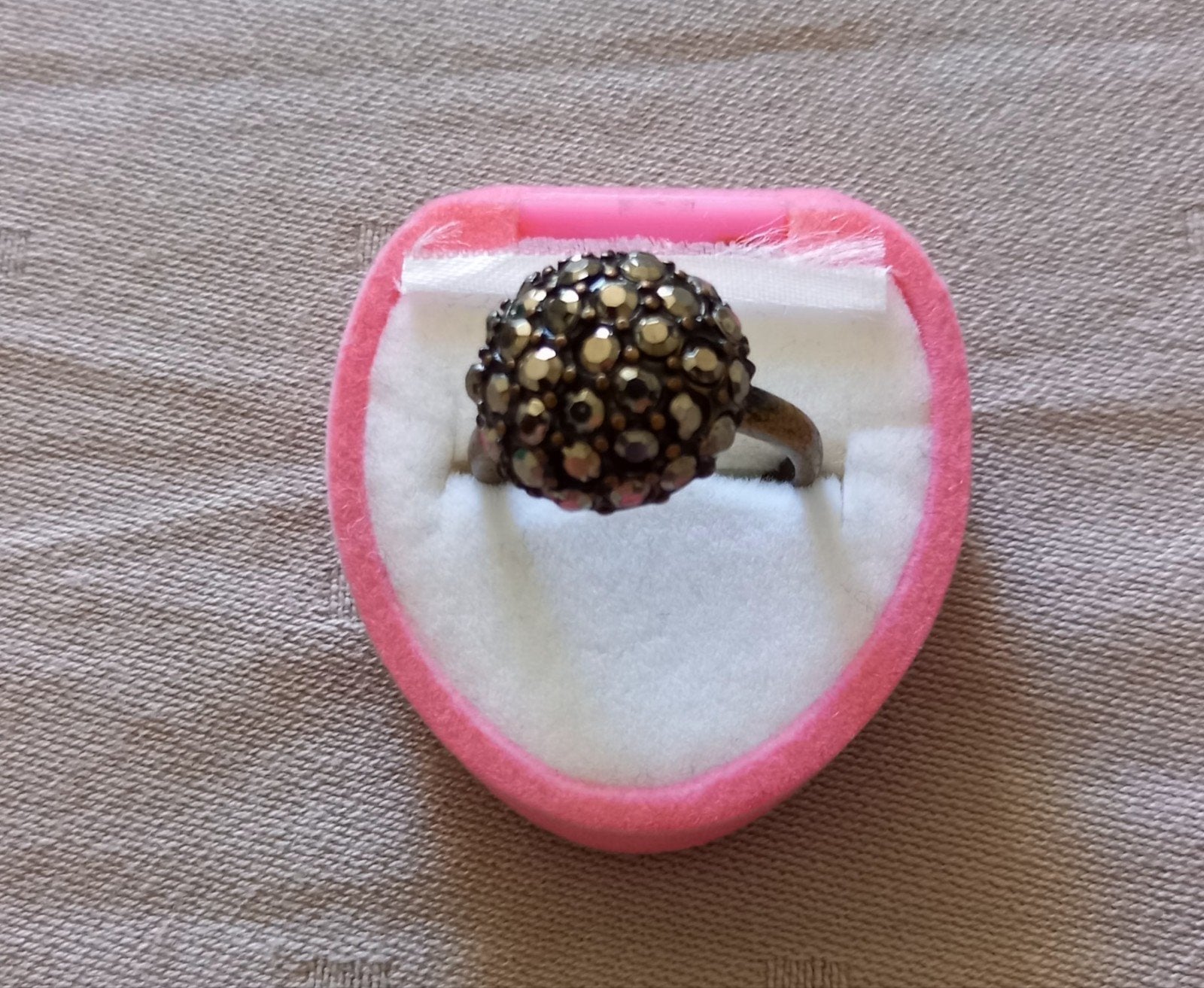 Fantasie sieraden ring maat L., Bijoux, Sacs & Beauté, Bagues, Enlèvement, Comme neuf, Femme
