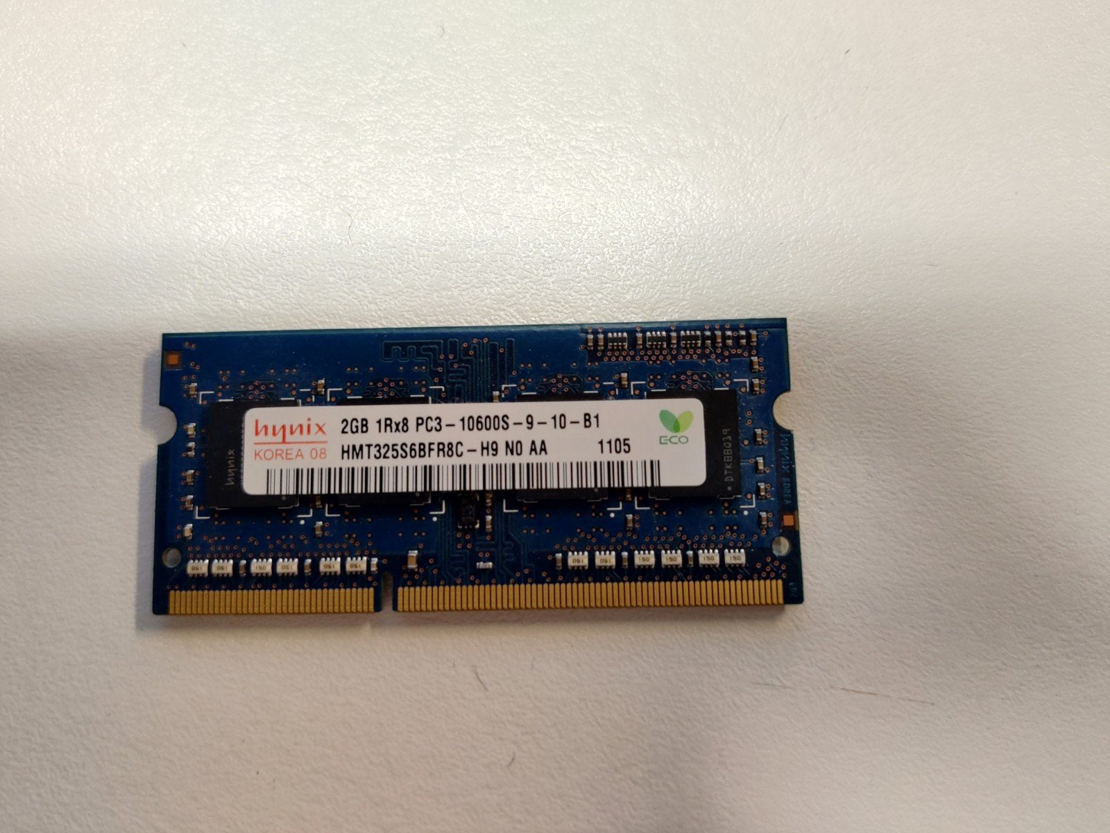Hynix 2GB DDR3 PC3-10600 - 1333MHZ, Computers en Software, RAM geheugen, Ophalen, DDR3