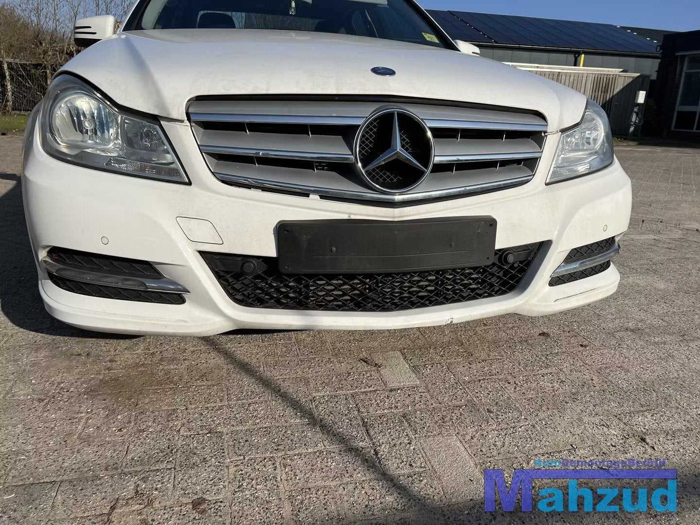 MERCEDES C W204 WIT 149 Voorbumper 2011-2014, Auto-onderdelen, Gebruikt, Mercedes-Benz AG, Voor, Mercedes-Benz
