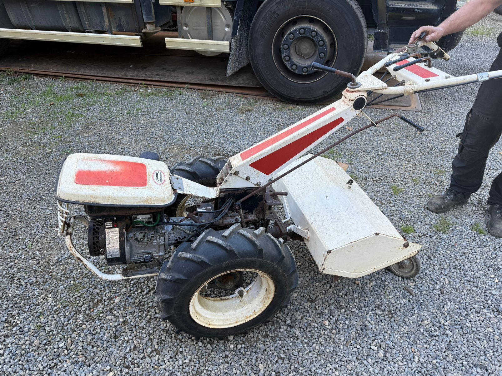 Motoculteur Puma 800 met Lombardine motor benzine, Ophalen, Gebruikt, Benzine