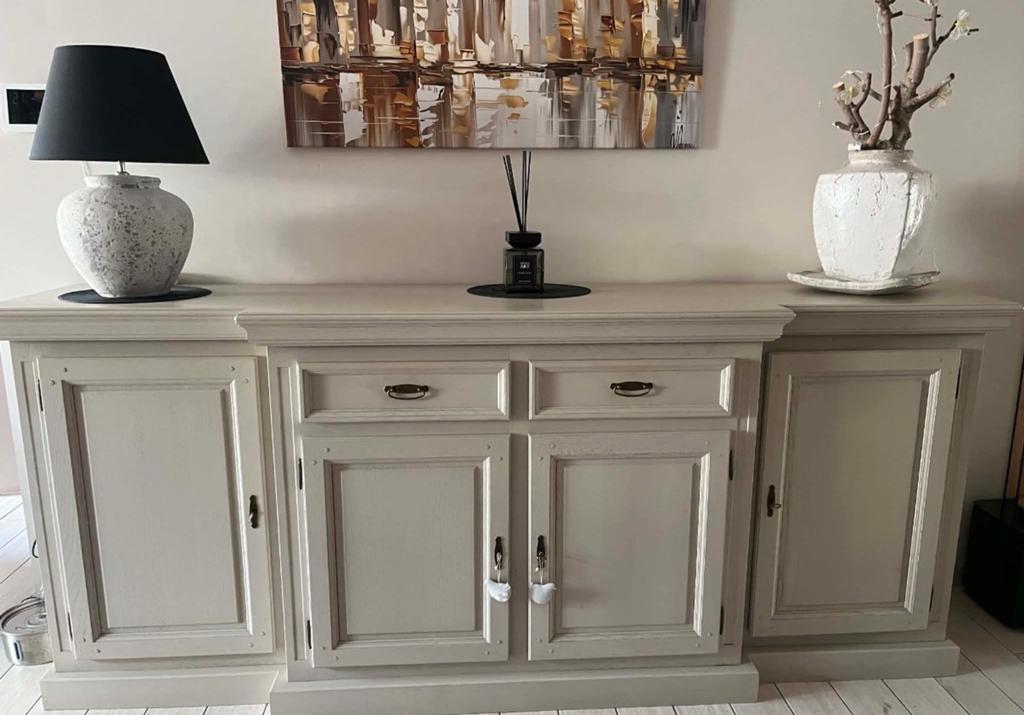 Mooie dressoir tvkast en salontafel, Ophalen, Gebruikt, Met deur(en), 200 cm of meer