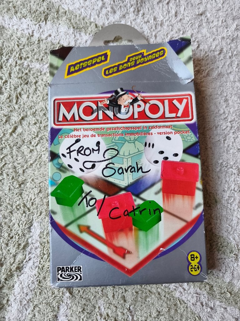 Monopoly voyage - version pocket FR-NL, Parker, Jeu de voyage, Enlèvement, Utilisé