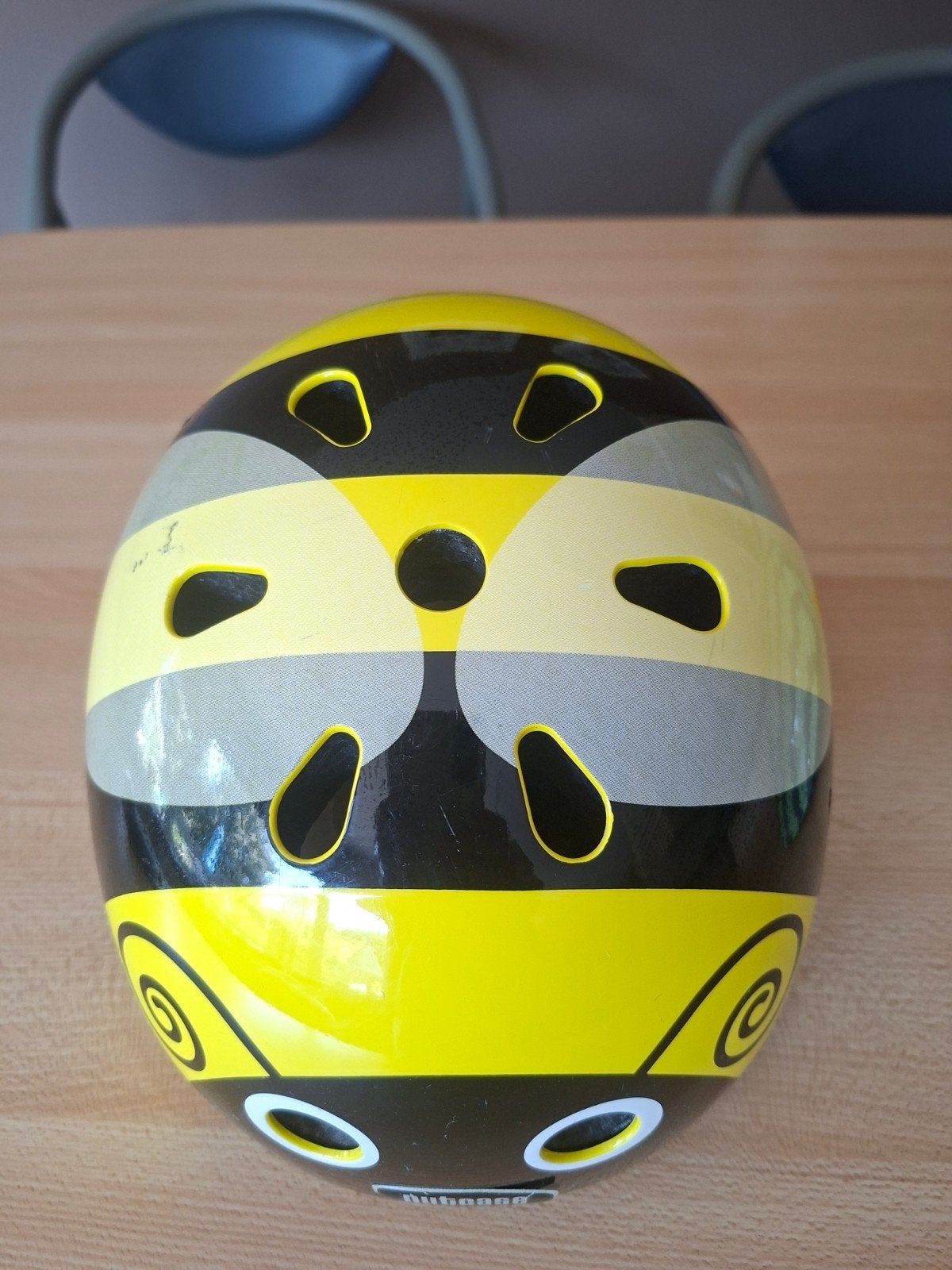 kinderhelm fiets, Ophalen