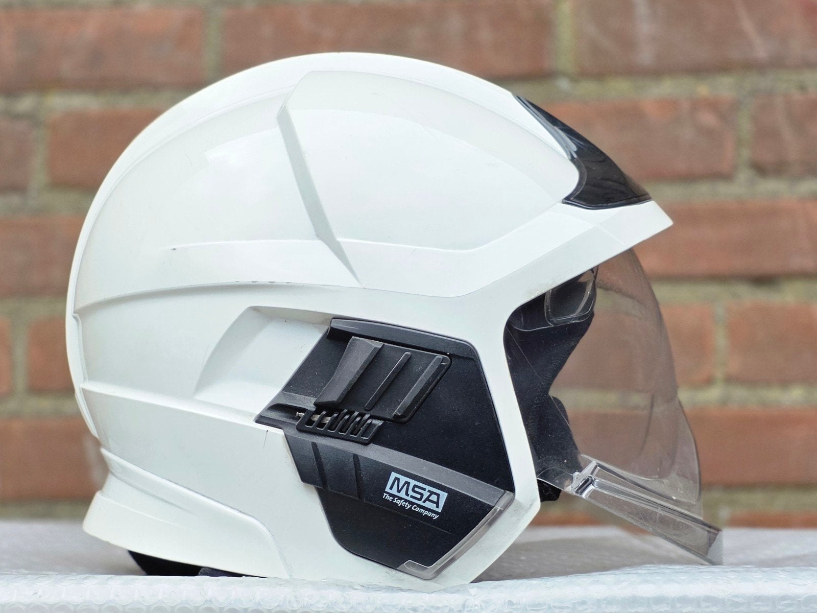 brandweerhelm brandweer MSA F1xF M casque pompier, Ophalen of Verzenden