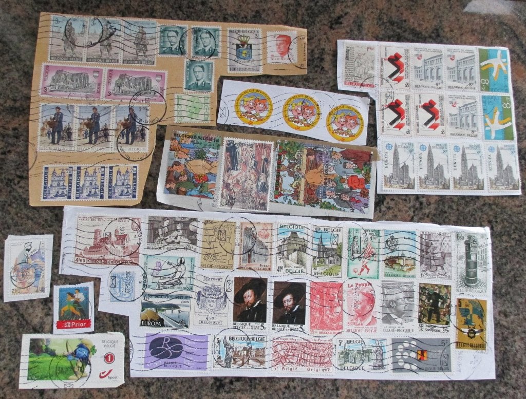 150 gestempelde postzegels, Enlèvement ou Envoi, Autre, Affranchi, Autre