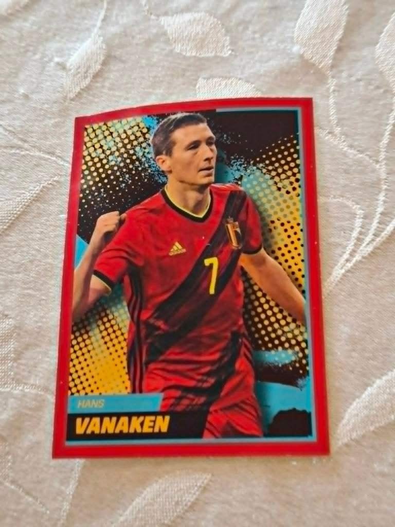 Panini/Sticker/Hans Vanaken/Rode Duivels, Enlèvement ou Envoi, Affiche, Image ou Autocollant