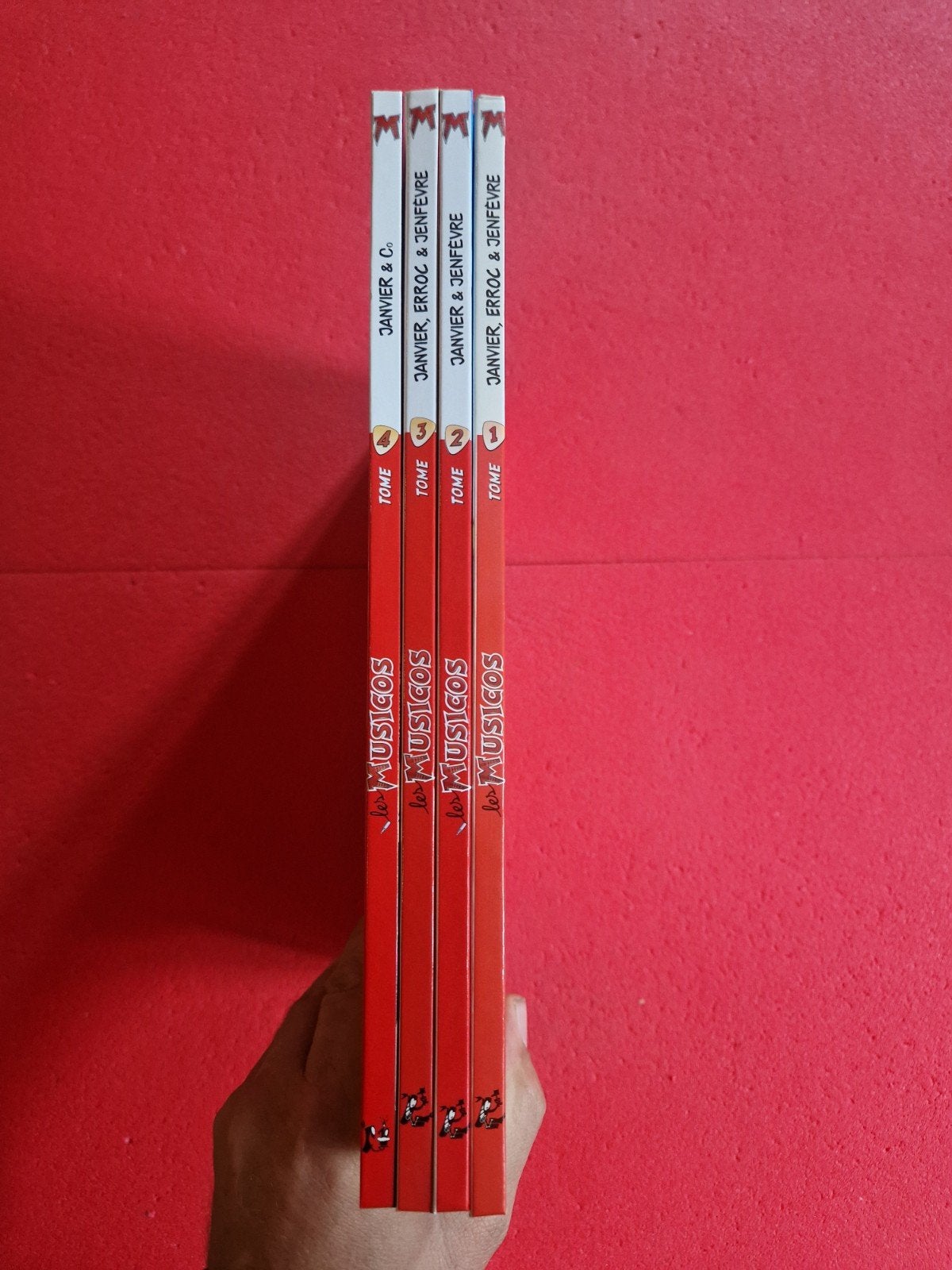 Lot de 4 bd les musicos 1 à 4,EO (série complète), Enlèvement ou Envoi