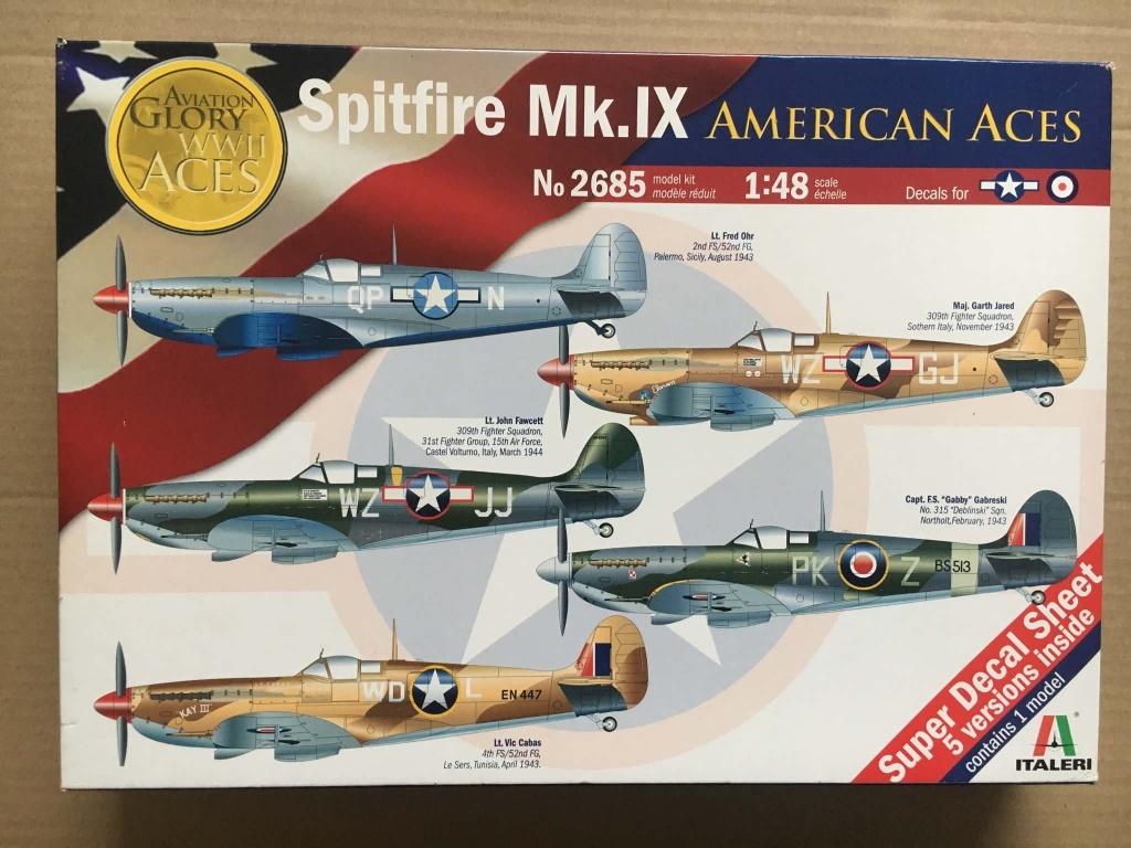 Modelbouwdoos : Spitfire Mk.IX - American Aces - NIEUW., Hobby & Loisirs créatifs, Modélisme | Avions & Hélicoptères, Neuf, Plus grand que 1:72