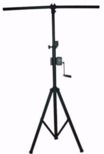 Licht statief met lier instelbaar van 140 tot 290cm, Enlèvement ou Envoi, Neuf, Pied pour instrument