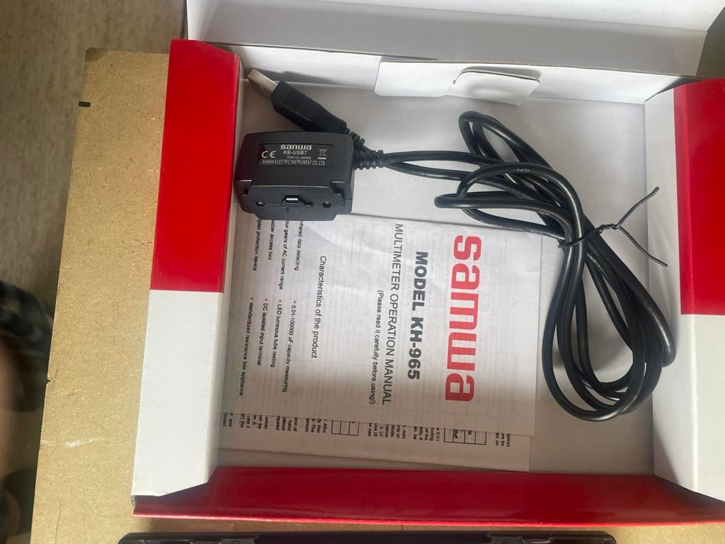 SANWA (Japan) PC 7000, Doe-het-zelf en Bouw, Meetapparatuur, Zo goed als nieuw, Multimeter, Ophalen of Verzenden
