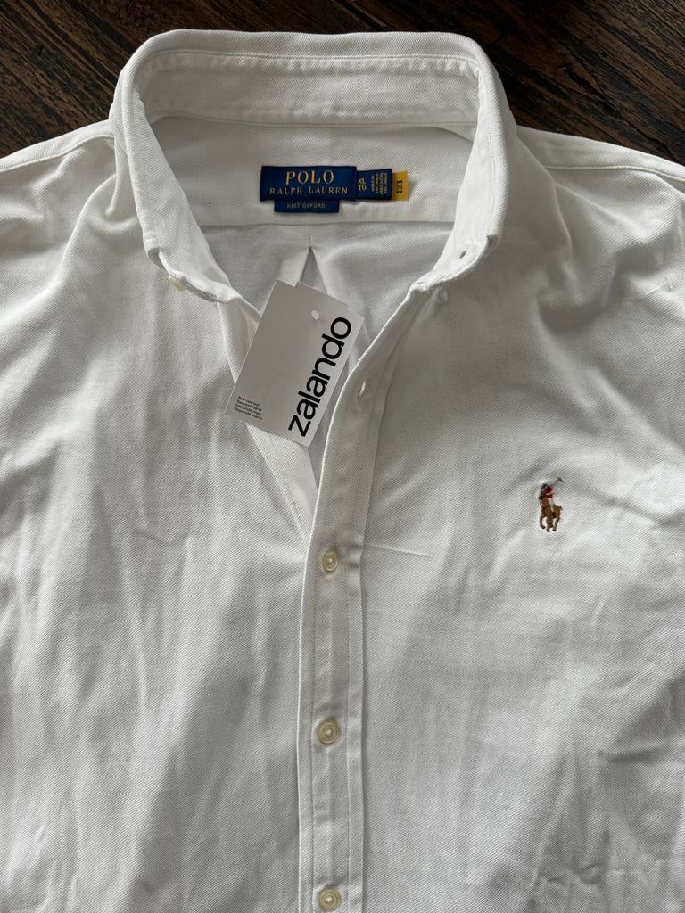 Chemise Ralph Lauren blanche neuve XL, Enlèvement ou Envoi, Neuf, Blanc