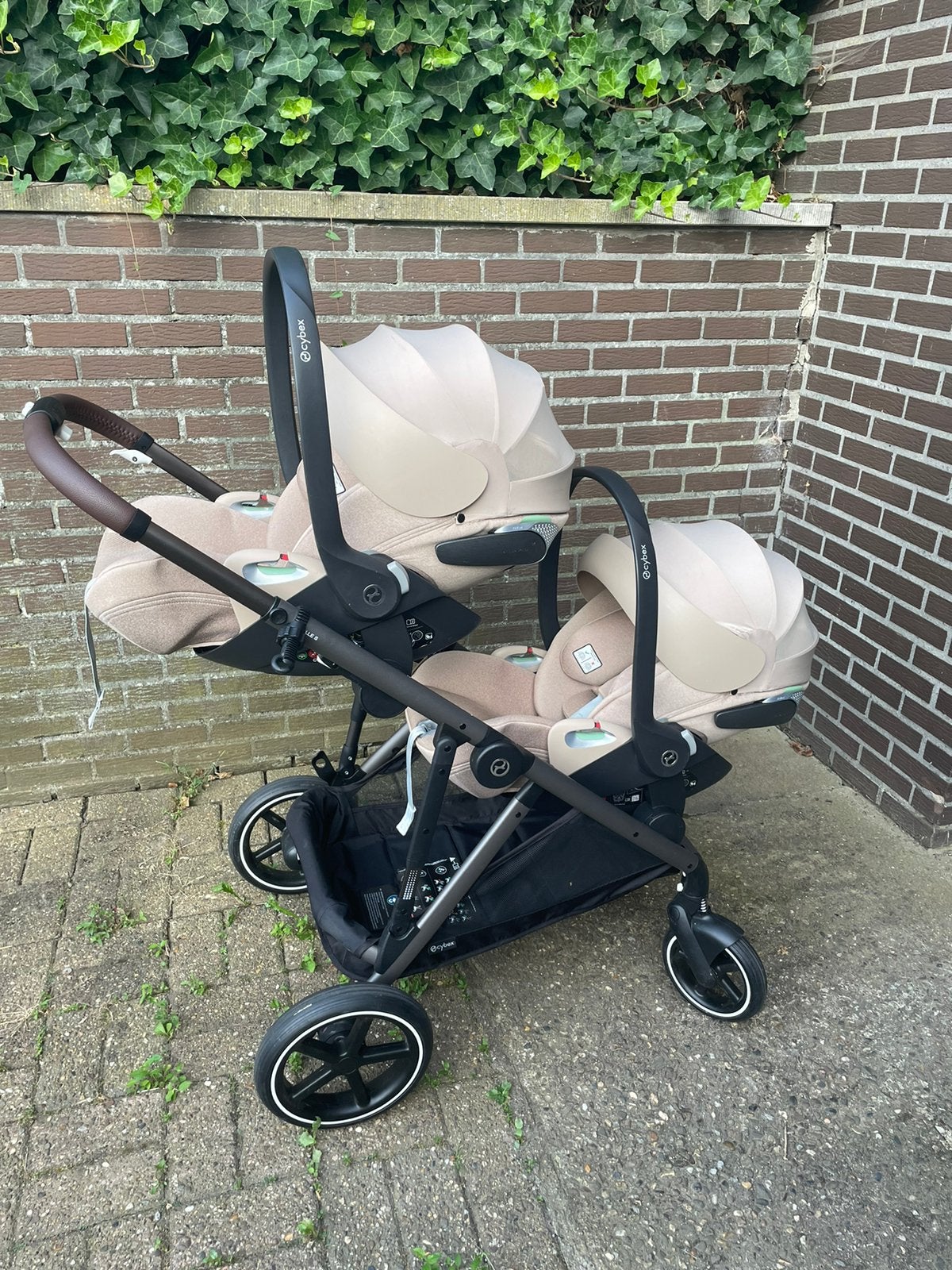 Cybex duowagen, Kinderen en Baby's, Kinderwagens en Combinaties, Ophalen, Zo goed als nieuw, Kinderwagen, Duowagen