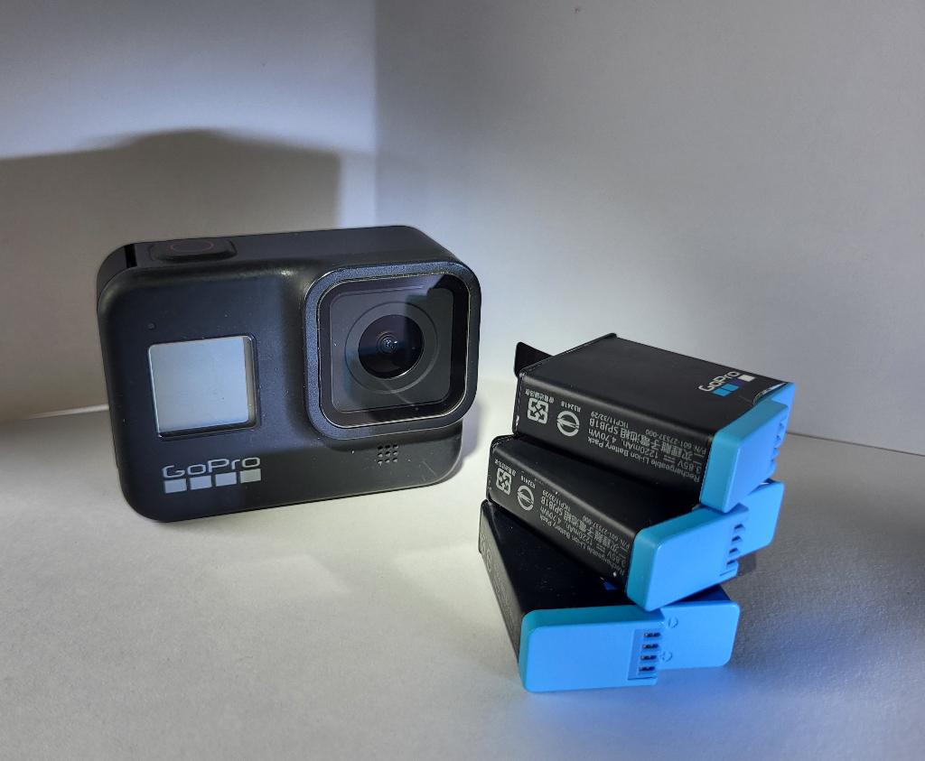 Go Pro + 3 batteries, Audio, Tv en Foto, Ophalen, Gebruikt, GoPro