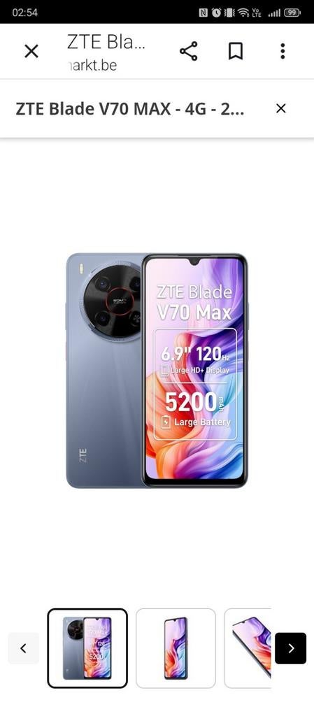 zte blade v70 max, Enlèvement