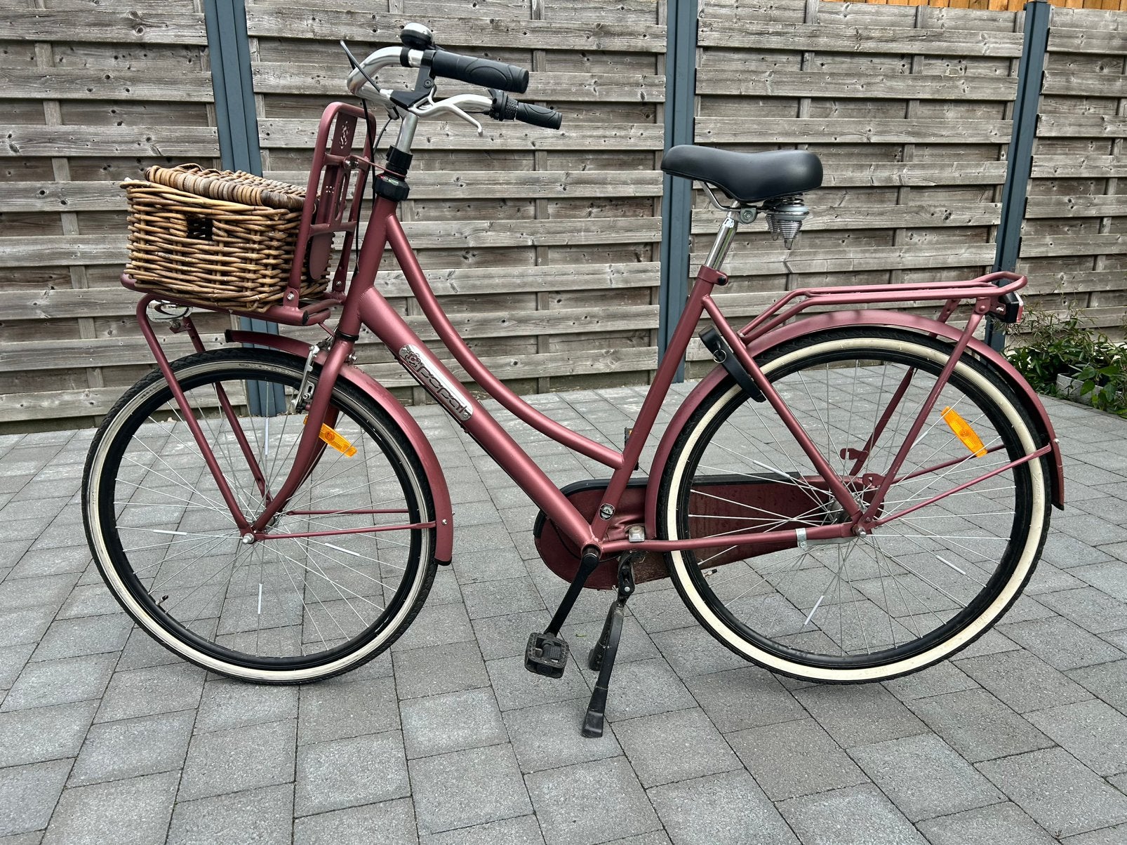 Damesfiets Popal maat 57, Fietsen en Brommers, Ophalen, Terugtraprem, Versnellingen, 56 cm of meer