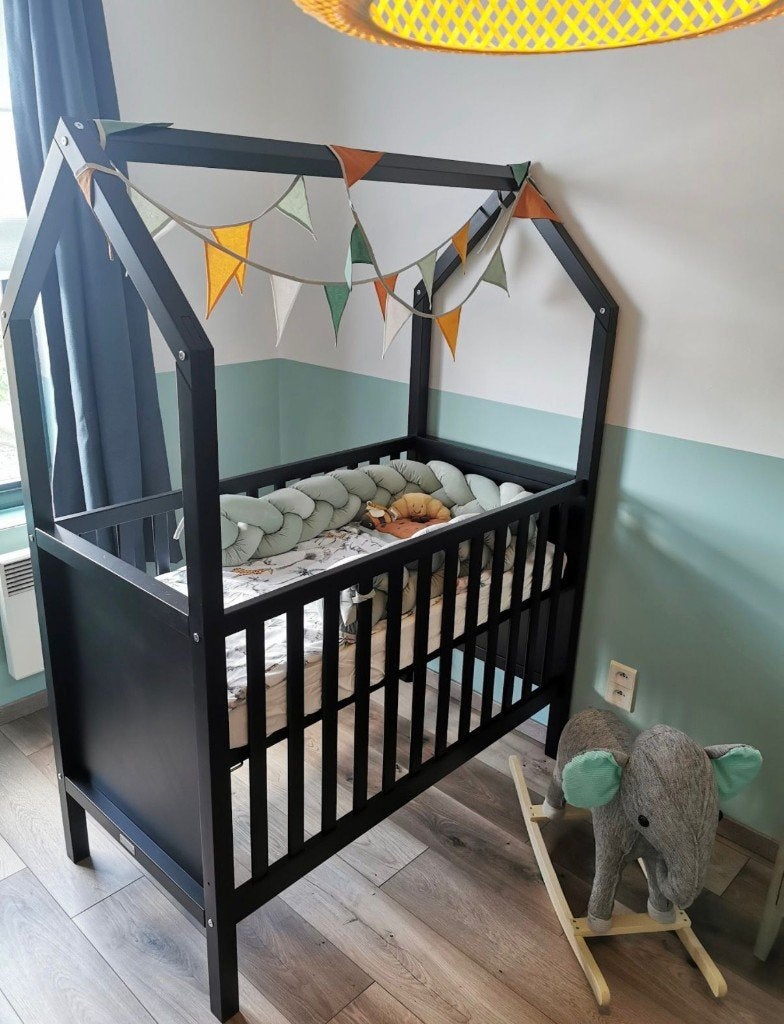 Bopita bedhuisje ‘My First House’, Enfants & Bébés, Chambre d'enfant | Lits, Utilisé, Moins de 140 cm, Moins de 70 cm, Sommier à lattes