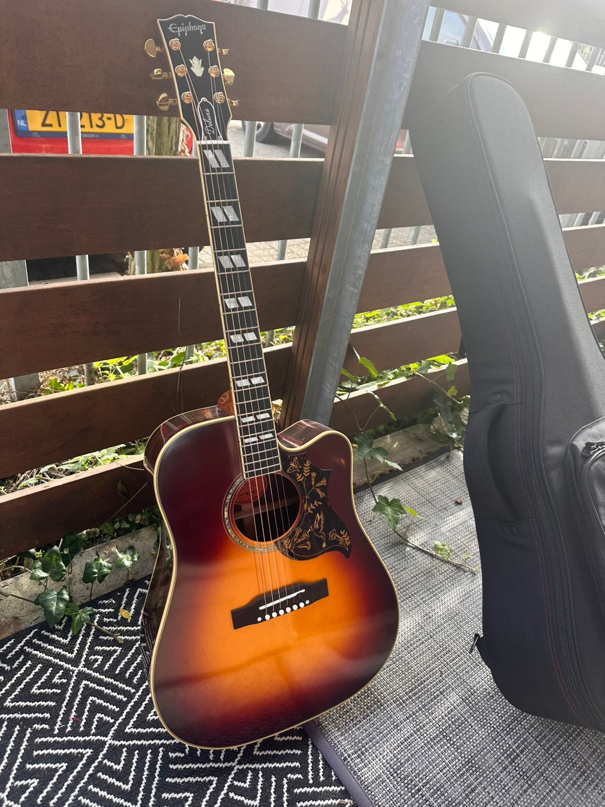 Epiphone Hummingbird inspired by Gibson Custom shop, Ophalen of Verzenden, Zo goed als nieuw