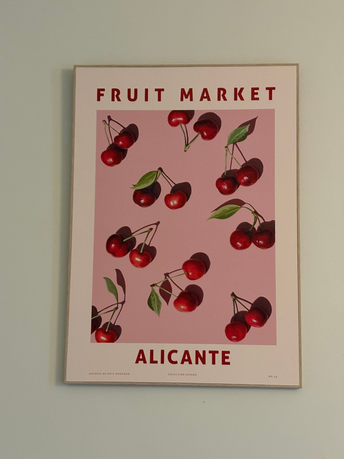 Set "Fruit Market" posters - Valencia, Sorrento & Alicante, Collections, Neuf, Rectangulaire vertical, Avec cadre, Enlèvement