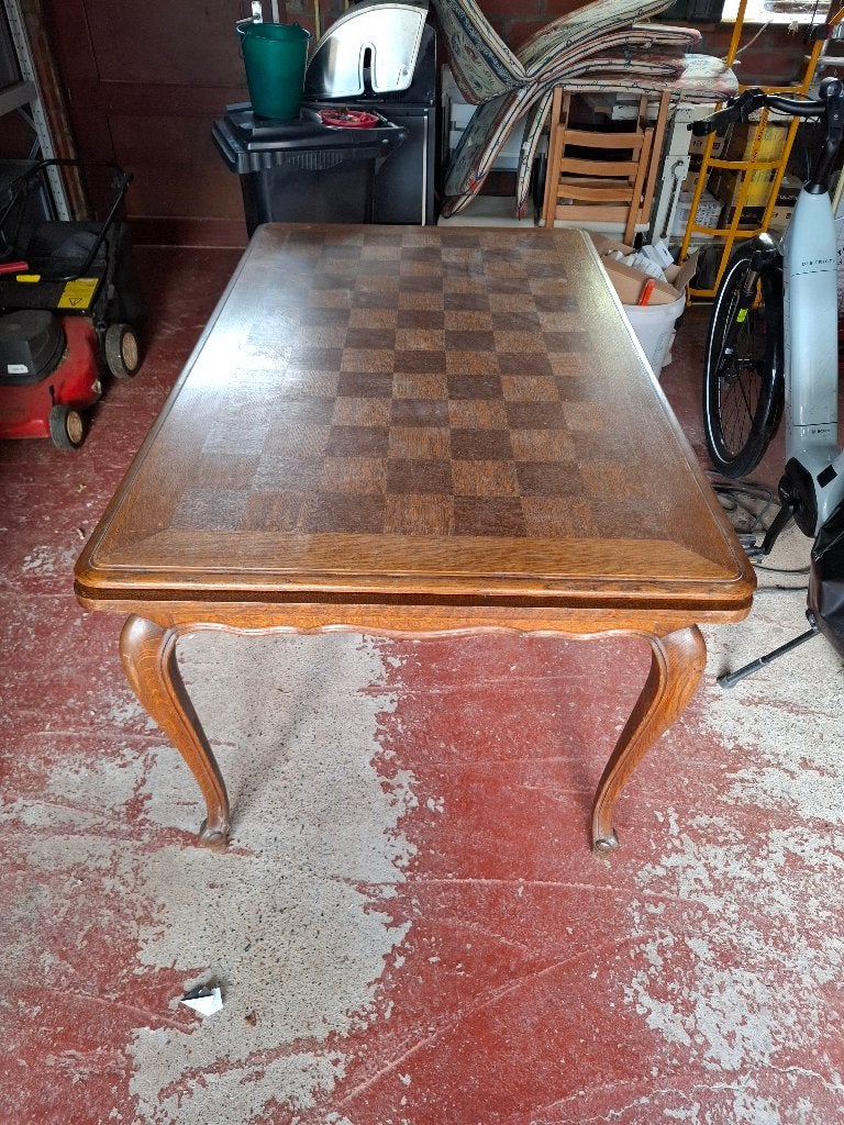 Table + 6 chaises, 150 à 200 cm, Cinq personnes ou plus, Enlèvement, Utilisé