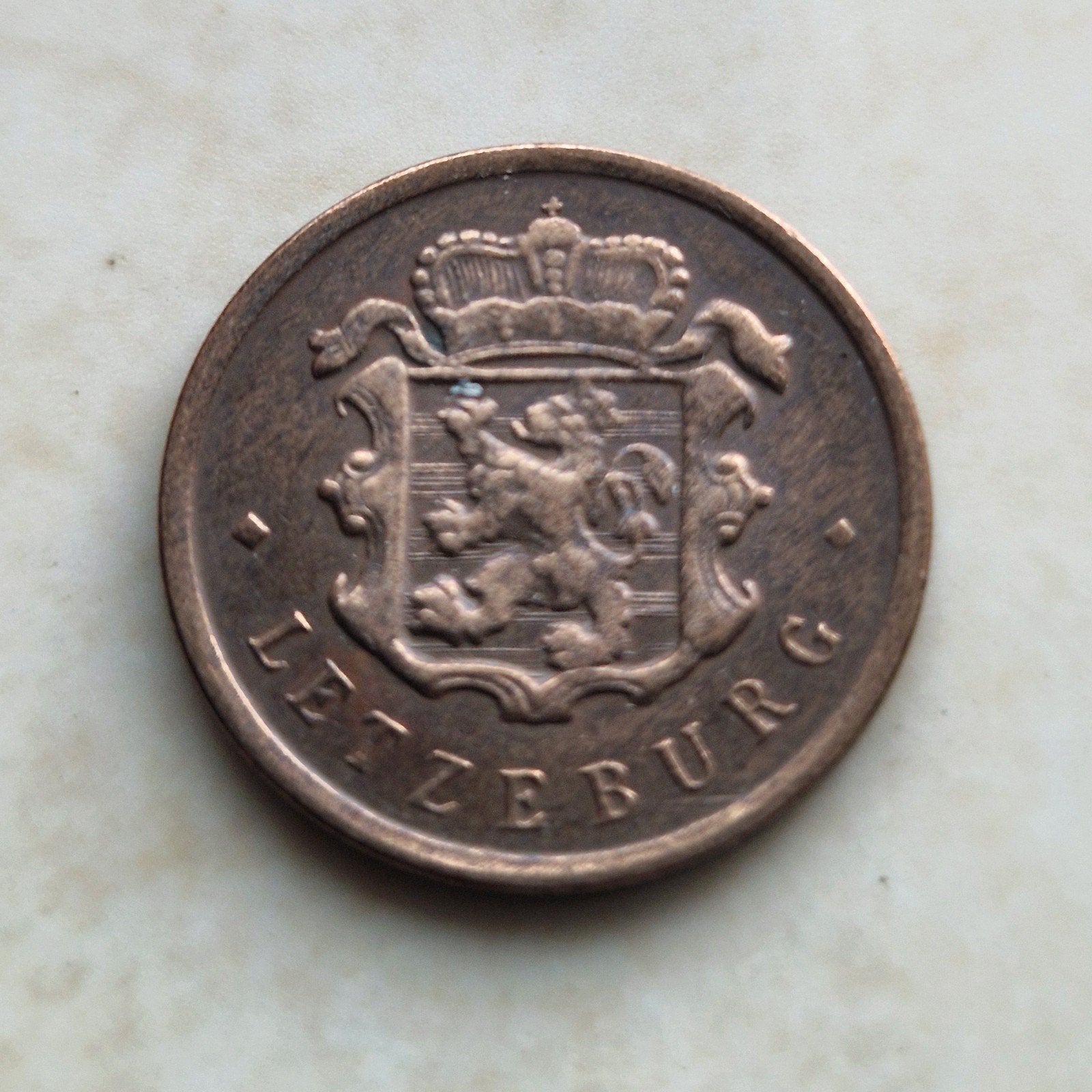 1946 Luxembourg , 25 Centimes Coin, Ophalen of Verzenden