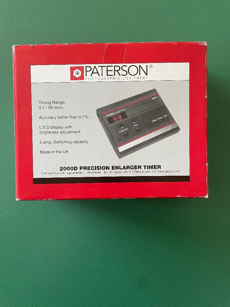 Paterson 2000D enlarger timer PTP745, Audio, Tv en Foto, Fotocamera's Analoog, Nieuw, Ophalen of Verzenden