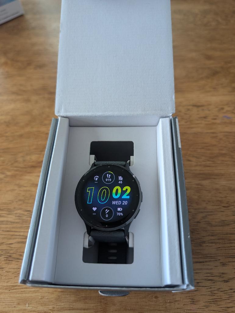 Garmin Venu 3 avec sangles supplémentaires, Étanche, Enlèvement ou Envoi, Garmin, Comme neuf