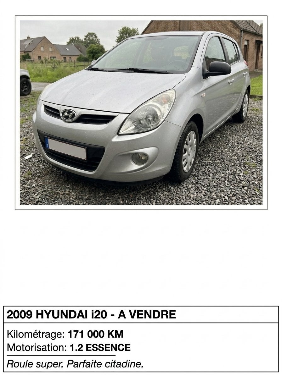 Hyundai i20, Achat, Particulier, Essence, I20