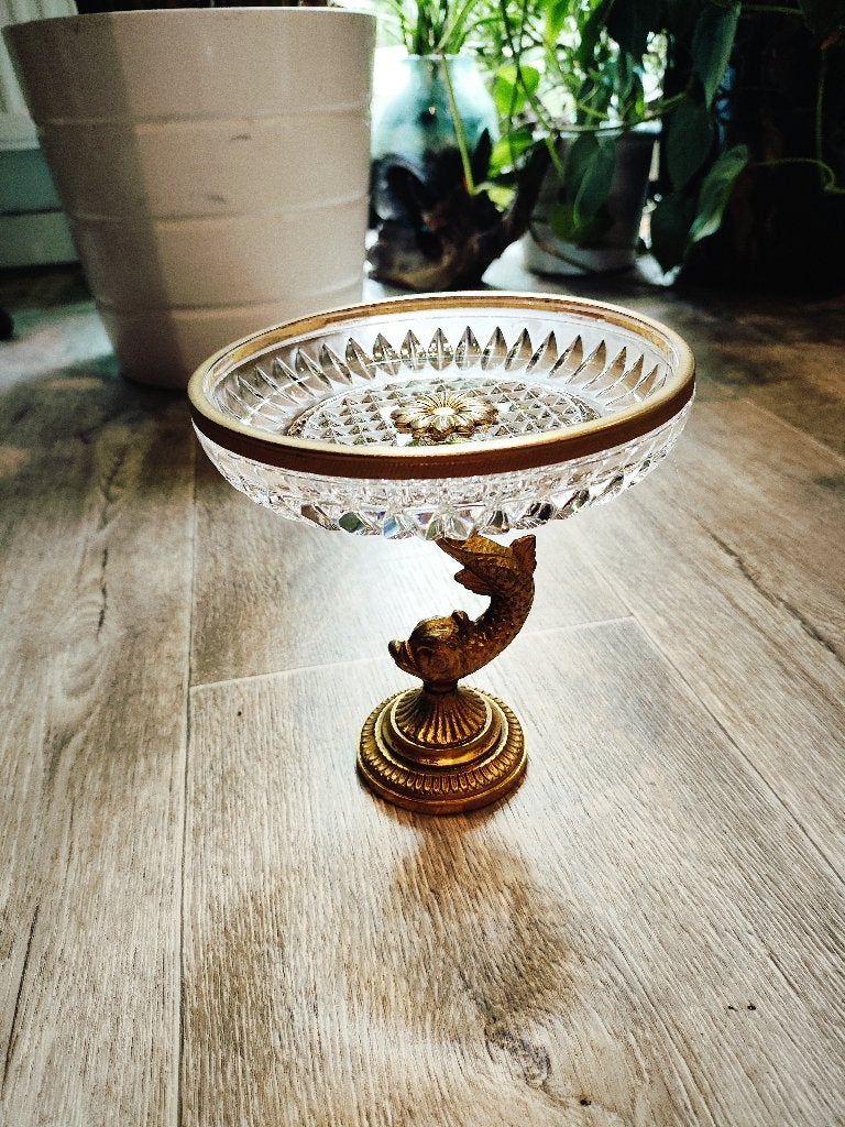 coupe vintage en cristal de **Val Saint Lambert**, Antiquités & Art, Enlèvement ou Envoi