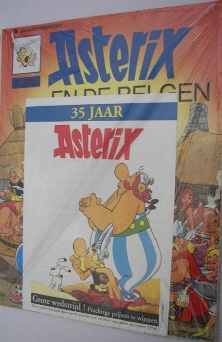Speciale uitg.: nieuwe cover + wedstr.folder 35 j. Asterix, Boeken, Ophalen, Eén stripboek, Nieuw, Albert Uderzo & René Goscinny